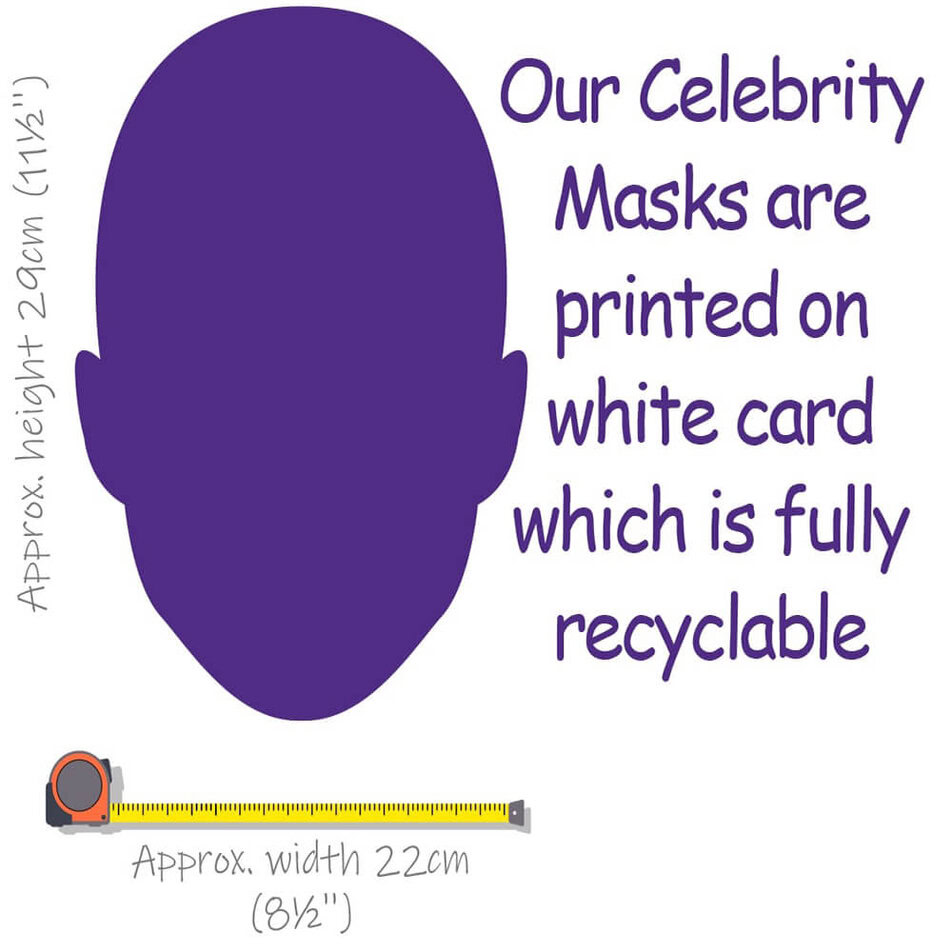 Emma Watson (Fringe) Celebrity Mask - Celebrity Cutouts